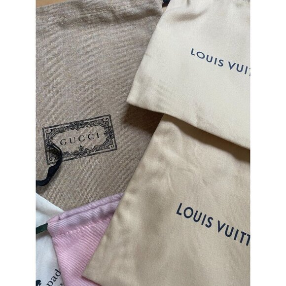 6 Designer dust bags louis vuitton gucci - Picture 2 of 3